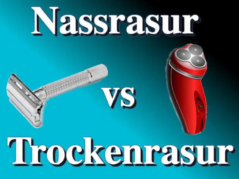 Nassrasur vs Trockenrasur